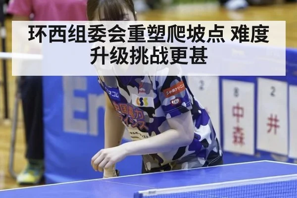 环西组委会重塑爬坡点 难度升级挑战更甚
